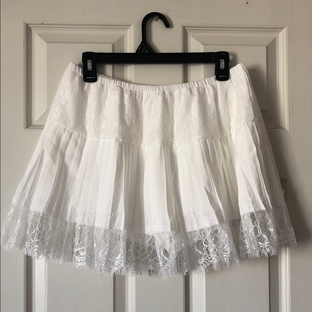 White Lace Skirt